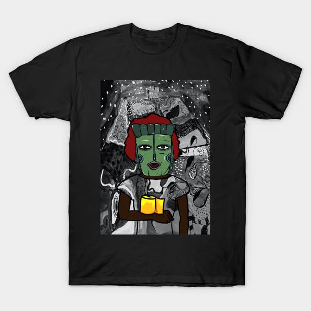Glimpse into the Past T-Shirt by Hashed Art